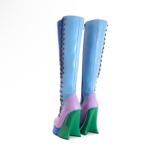 Grand National Tall Platform Boot. Fluevog. - Picture 5 of 8